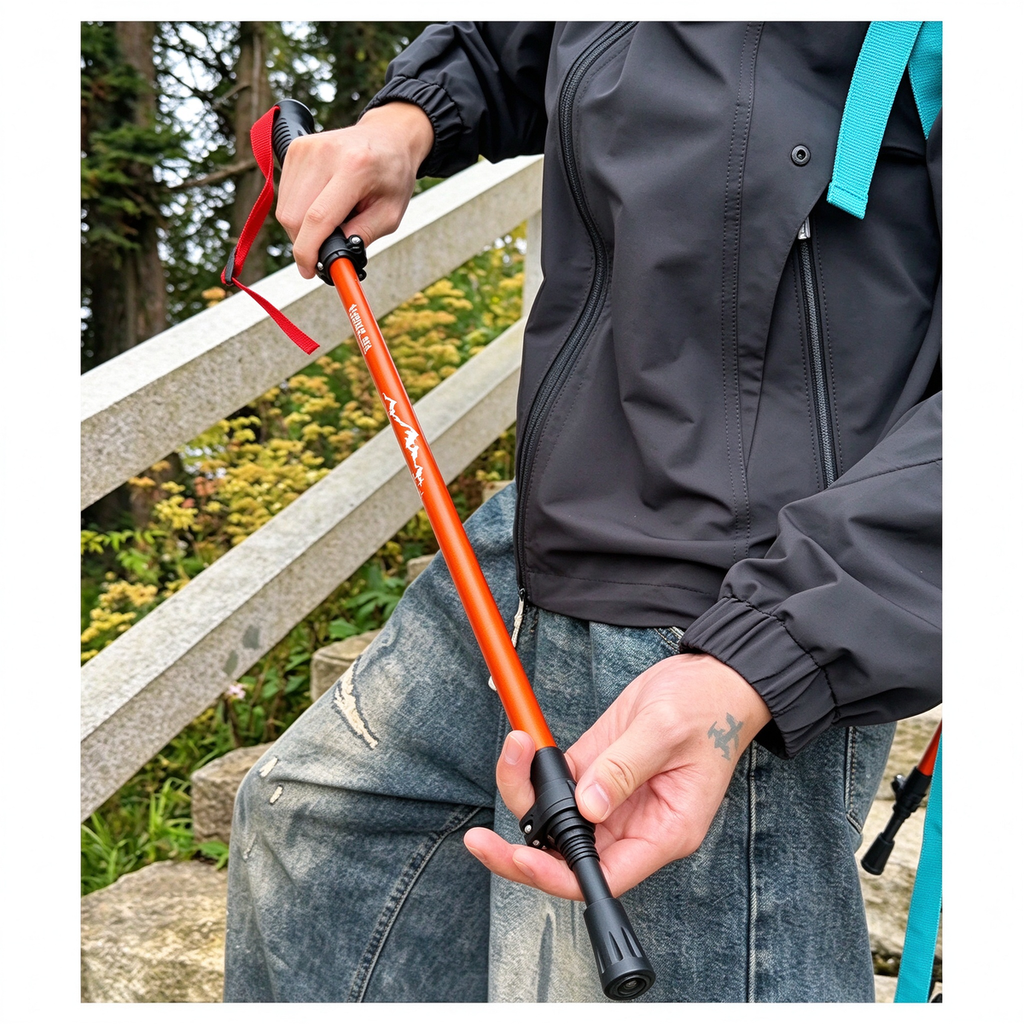 Four-Sided Hiking Staff (Trekking Pole)