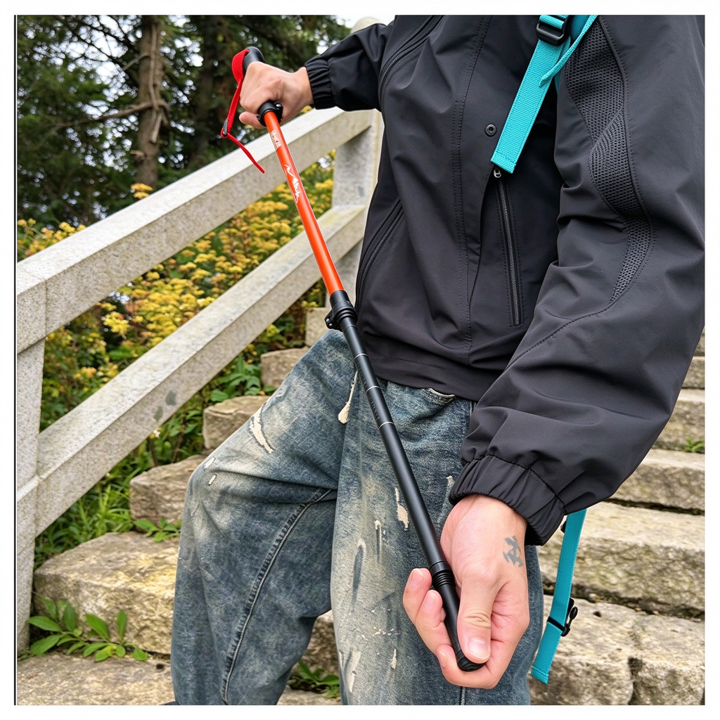 Four-Sided Hiking Staff (Trekking Pole)