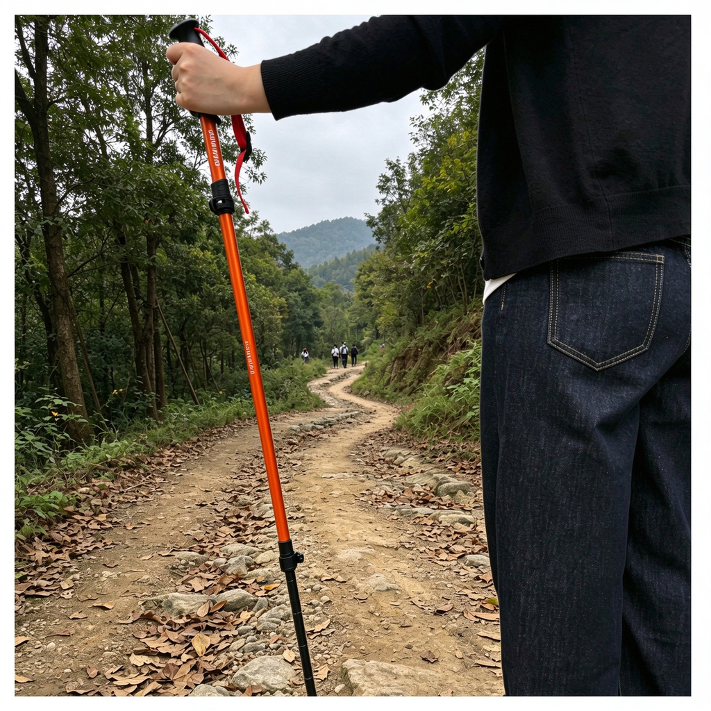Four-Sided Hiking Staff (Trekking Pole)