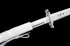 Hand Forged Anime Bleach Ichigo Bankai Sword Tensa Zangetsu Hand Polished Spring Steel