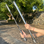 Solid Twisted Steel Spear (Hand-Forged)