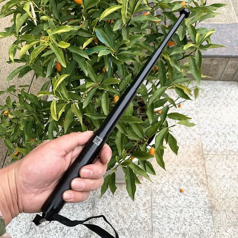 Wmtoio portable stick weapon short stick self-defense shrinkable car self-defense telescopic four-section window-breaking stick
