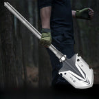 Outdoor multifunctional thickened upgraded j-22 steel shovel fishing folding self-defense shovel military shovel