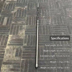 Solid Twisted Steel Spear (Hand-Forged)