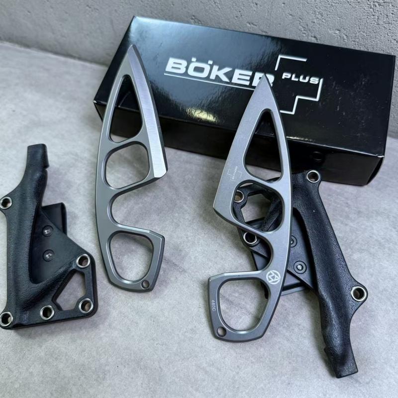 Boker Plus Miltner Adams Knuckle Knife MA-2 Fixed 2.5"Blade