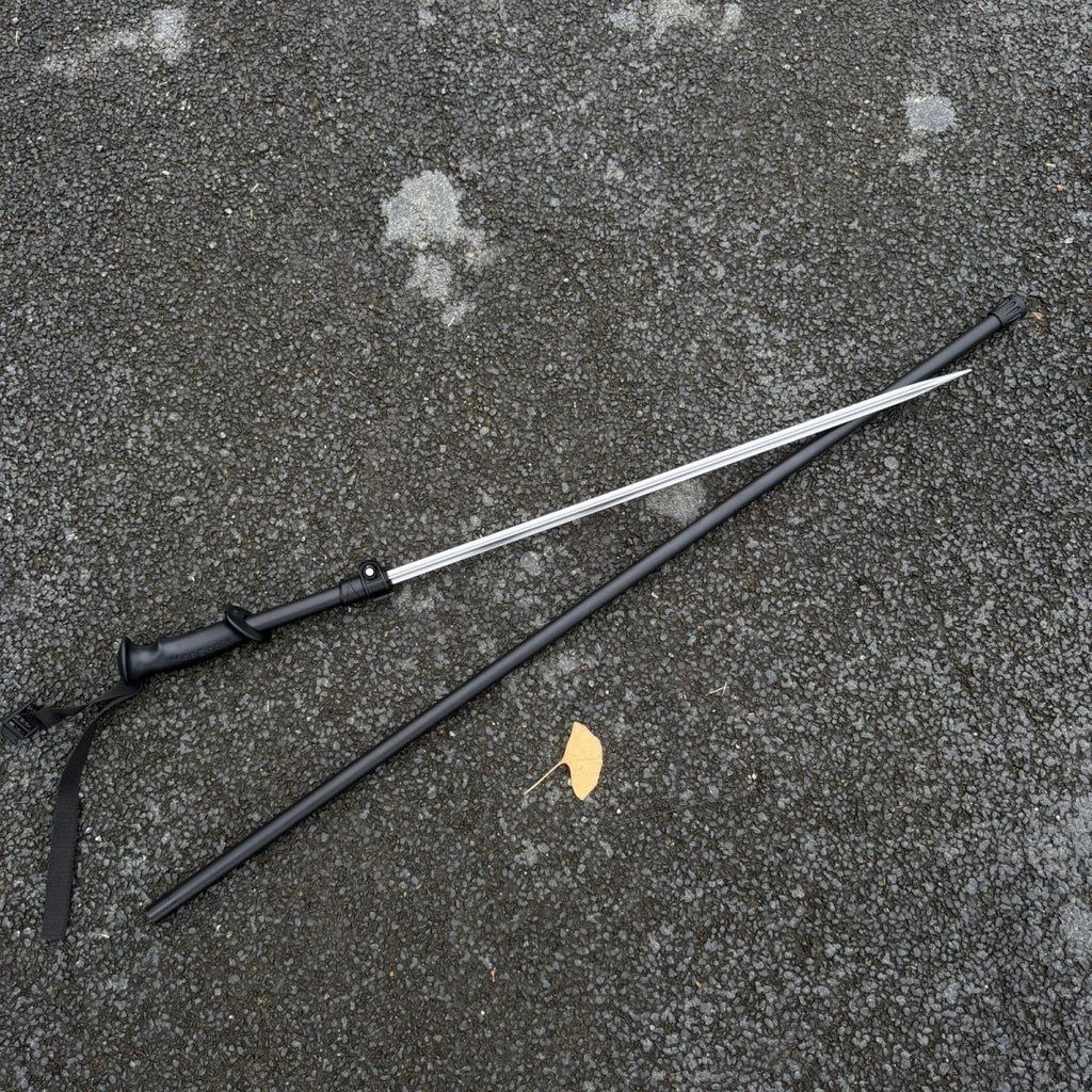 High manganese steel outdoor hiking pole for self-defense hiking without sharpening