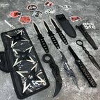 10 pcs Ninja Pack black Daily training Tool