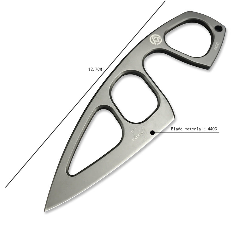 Boker Plus Miltner Adams Knuckle Knife MA-2 Fixed 2.5"Blade