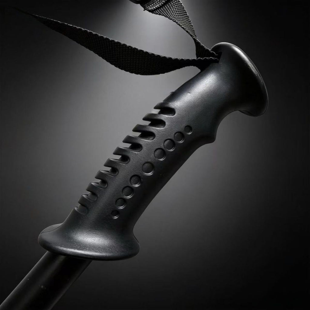 High manganese steel outdoor hiking pole for self-defense hiking without sharpening