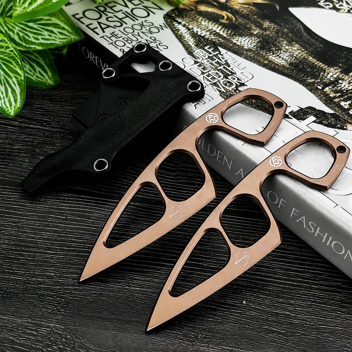 Boker Plus Miltner Adams Knuckle Knife MA-2 Fixed 2.5"Blade
