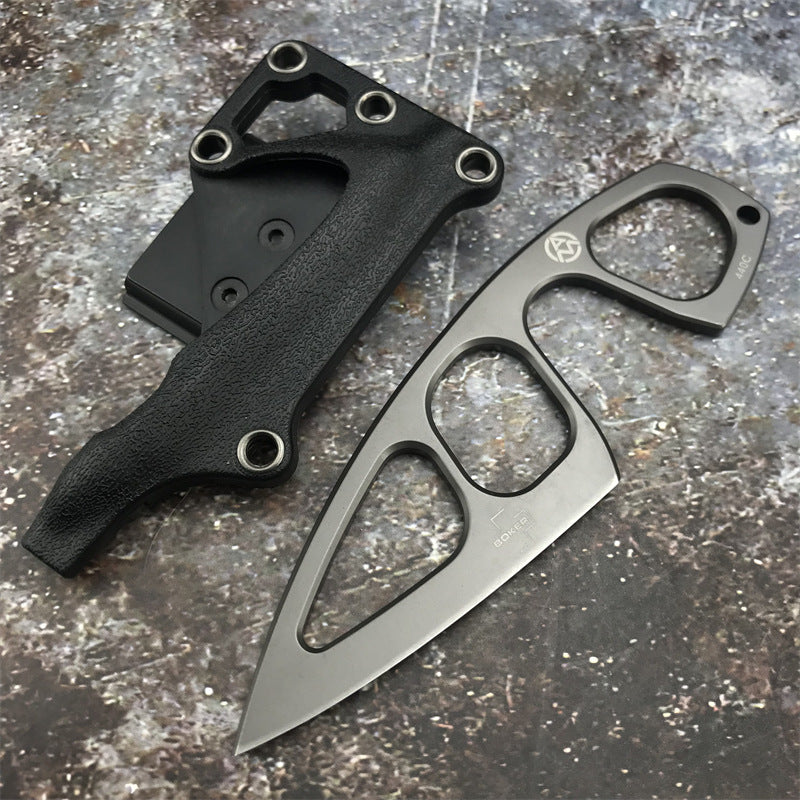 Boker Plus Miltner Adams Knuckle Knife MA-2 Fixed 2.5"Blade