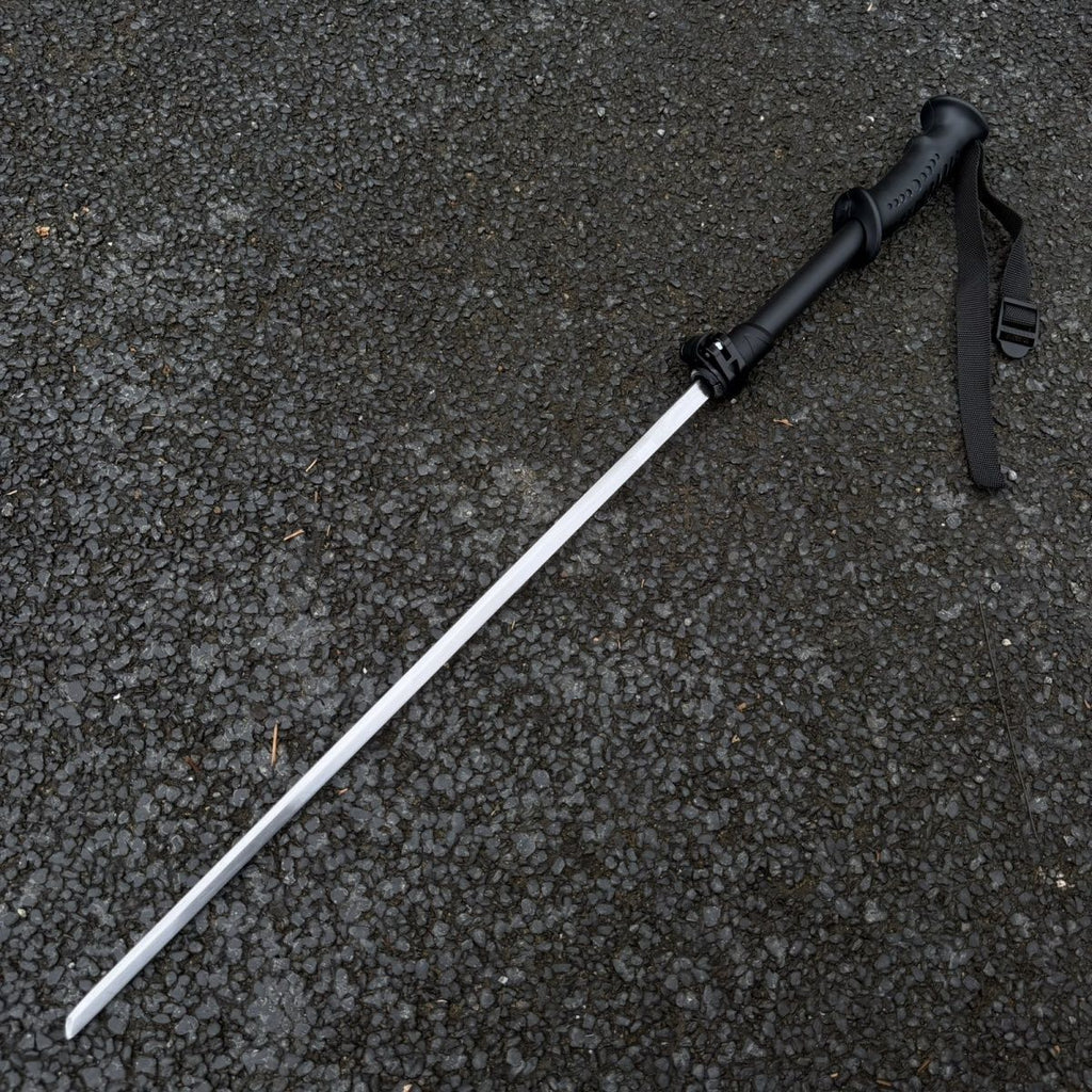 High manganese steel outdoor hiking pole for self-defense hiking without sharpening