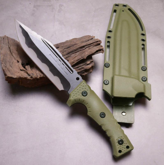 Vollintegriertes Outdoor-Messer mit hoher Härte – Taktisches Selbstverteidigungs-, tragbares Camping- und Überlebensmesser