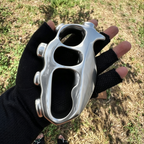 CNC-gefräste Totenkopf-Knöchel aus massivem Messing