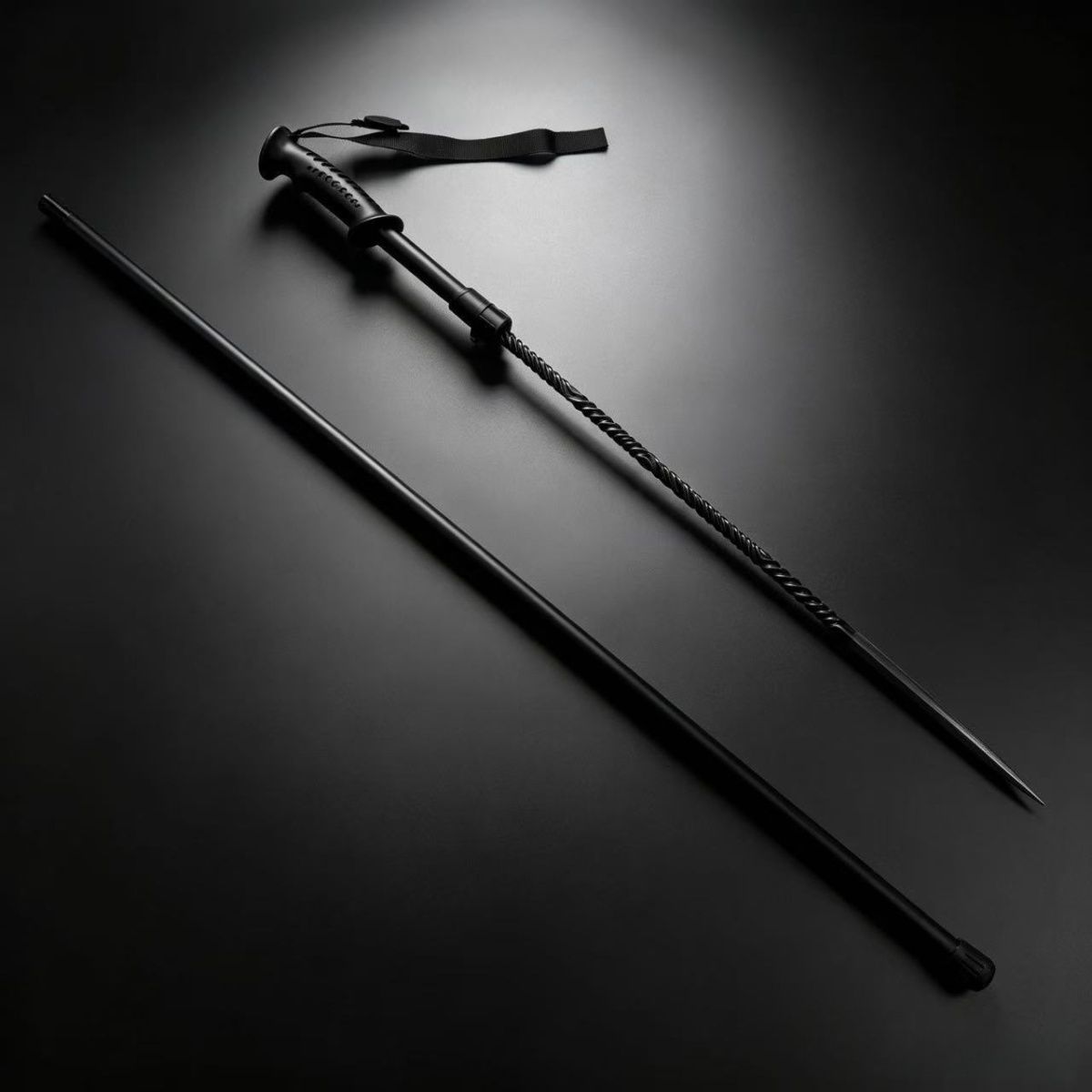High manganese steel outdoor hiking pole for self-defense hiking without sharpening