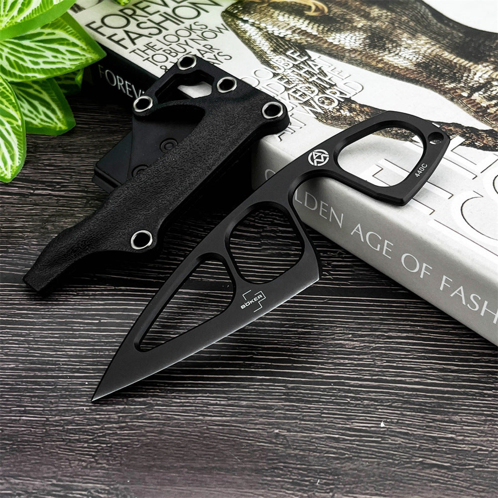 Boker Plus Miltner Adams Knuckle Knife MA-2 Fixed 2.5"Blade