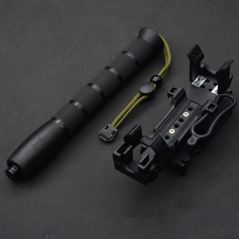Lightweight baton Self-Defense Weapon Retractable baton Legal Self-Defense Explosion-proof Supplies Three-section Rubber baton Whip on Car