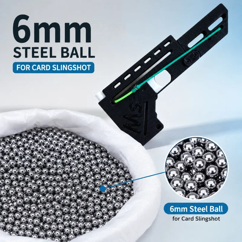6mm Stahlmunition Kugel für Kartenschleuder