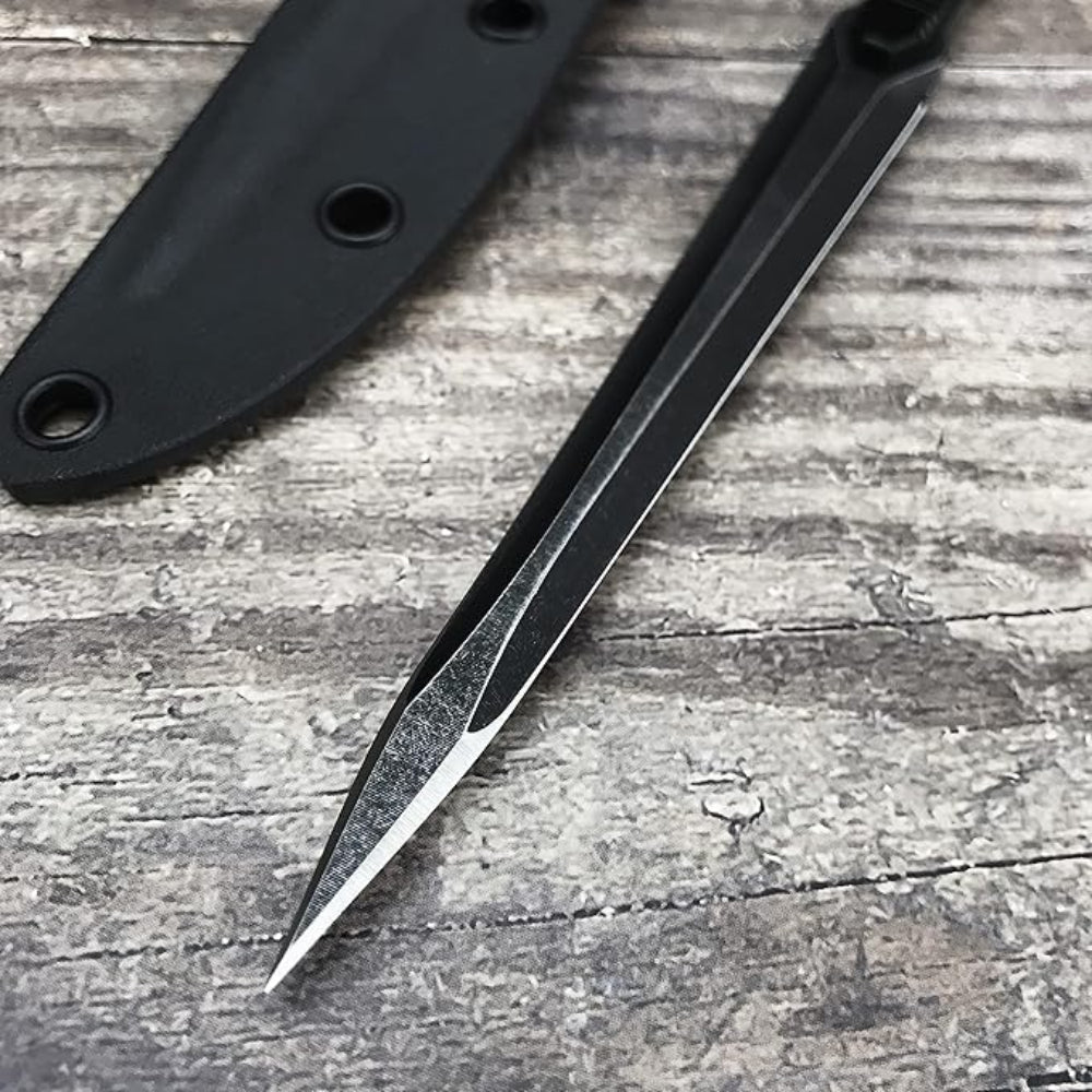 9.4in Tactical Fixed Blade Knife with Sheath, 440C Stainless Steel-BK14