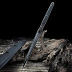 9.4in Tactical Fixed Blade Knife with Sheath, 440C Stainless Steel-BK14