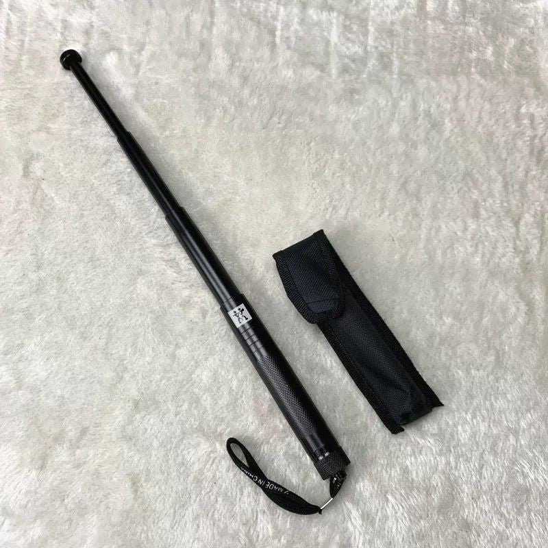 Wmtoio portable stick weapon short stick self-defense shrinkable car self-defense telescopic four-section window-breaking stick