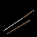 High manganese steel all-in-one forged walking stick knife longquan sword cold weapon sword