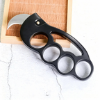 Brass Knuckles with Switchbalde Karambit Knife