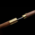 Dragon Pattern Alloy Gold Stainless Steel Cane Sword