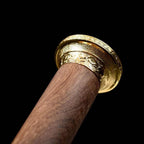 Dragon Pattern Alloy Gold Stainless Steel Cane Sword