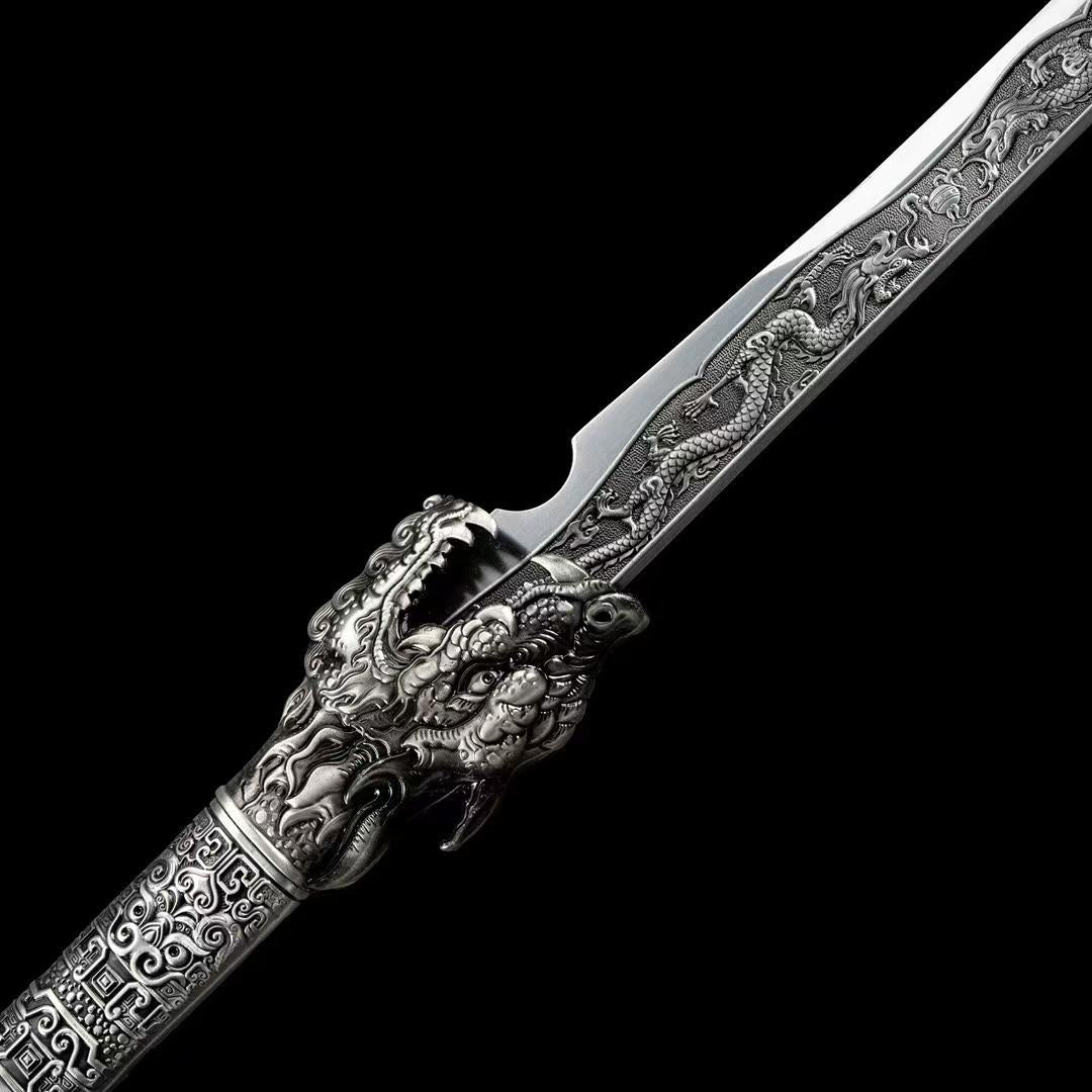 Handmade Ao Long Chinese Sword With High Manganese Steel
