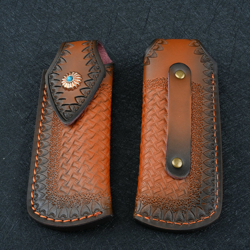 Mechanical Damascus Folding Knife