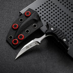 MicroTech Double bee shaped push type dagger serrated DLC blade-BK05