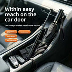 Portable 4-section telescopic baton compact, vehicle-friendly, and capable of breaking windows