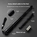 Portable 4-section telescopic baton compact, vehicle-friendly, and capable of breaking windows