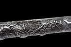High manganese steel all-in-one forged walking stick knife longquan sword cold weapon sword