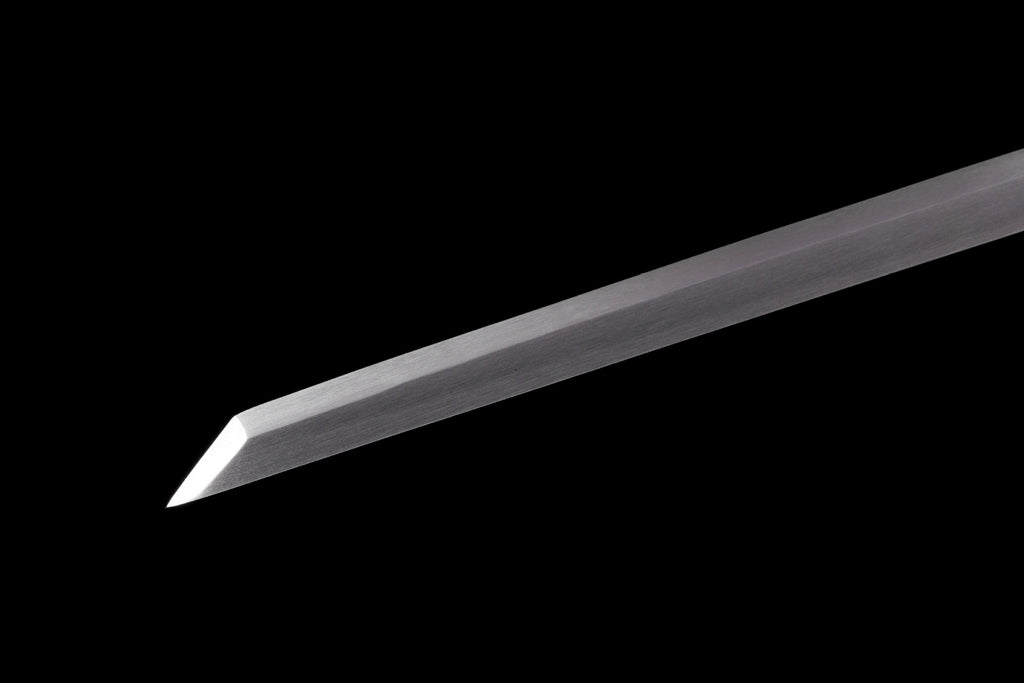 High manganese steel all-in-one forged walking stick knife longquan sword cold weapon sword