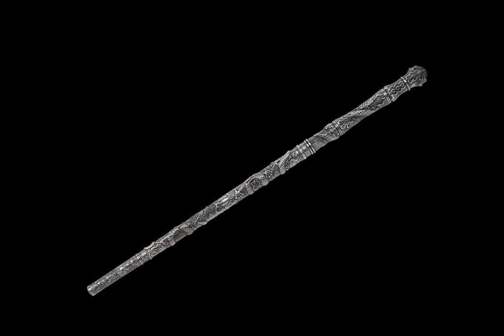 High manganese steel all-in-one forged walking stick knife longquan sword cold weapon sword