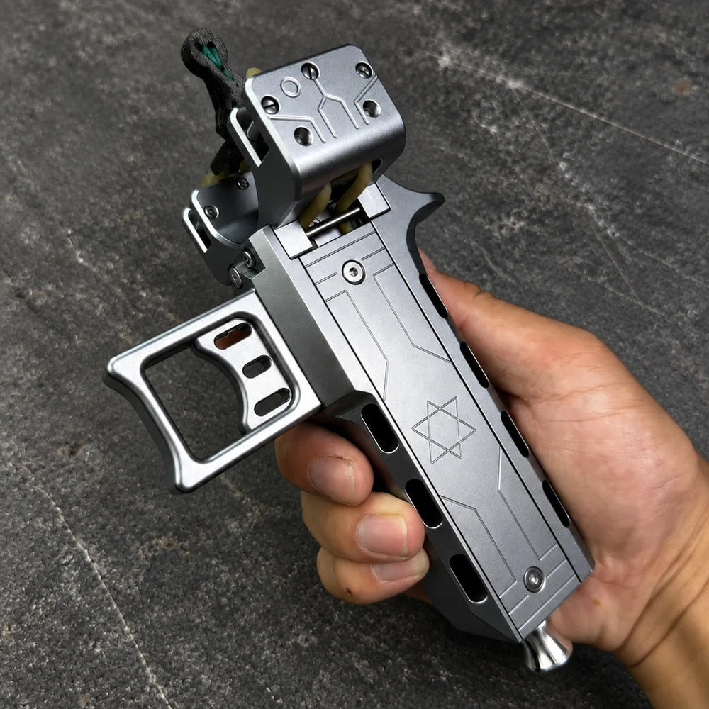 V5 Semi Auto Slingshot with Dual Magazine 22 Round Capacity