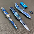 Limit 5 Stück blaues Taschenverteidigungsmesser-Werkzeugpaket
