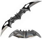 Dark Bat Knight Double Blade Folding Pocket Knife