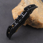 Dark Bat Knight Double Blade Folding Pocket Knife