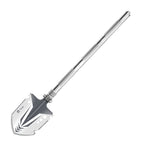 Outdoor multifunctional thickened upgraded j-22 steel shovel fishing folding self-defense shovel military shovel