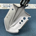 Outdoor multifunctional thickened upgraded j-22 steel shovel fishing folding self-defense shovel military shovel