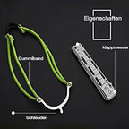 Outdoormesser mitKlappmesser mit Schleuder, EDC-Messer