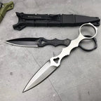 Outdoor EDC Fixed Blade Tactical Knife KOMBO SOCP Dagger 3.22" Klinge, K Scheide