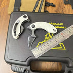 EDC Tragen eines Klappmessers Karambit Verteidigung