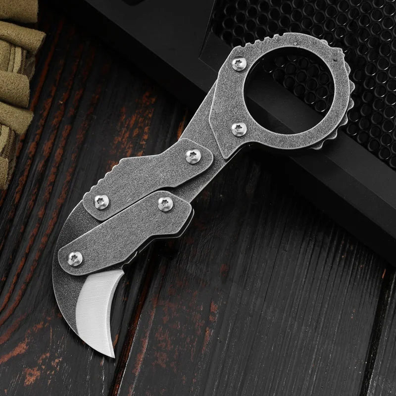Eagle Beak Vollstahl Klappmesser Gadget Ringmesser