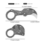 Eagle Beak Vollstahl Klappmesser Gadget Ringmesser