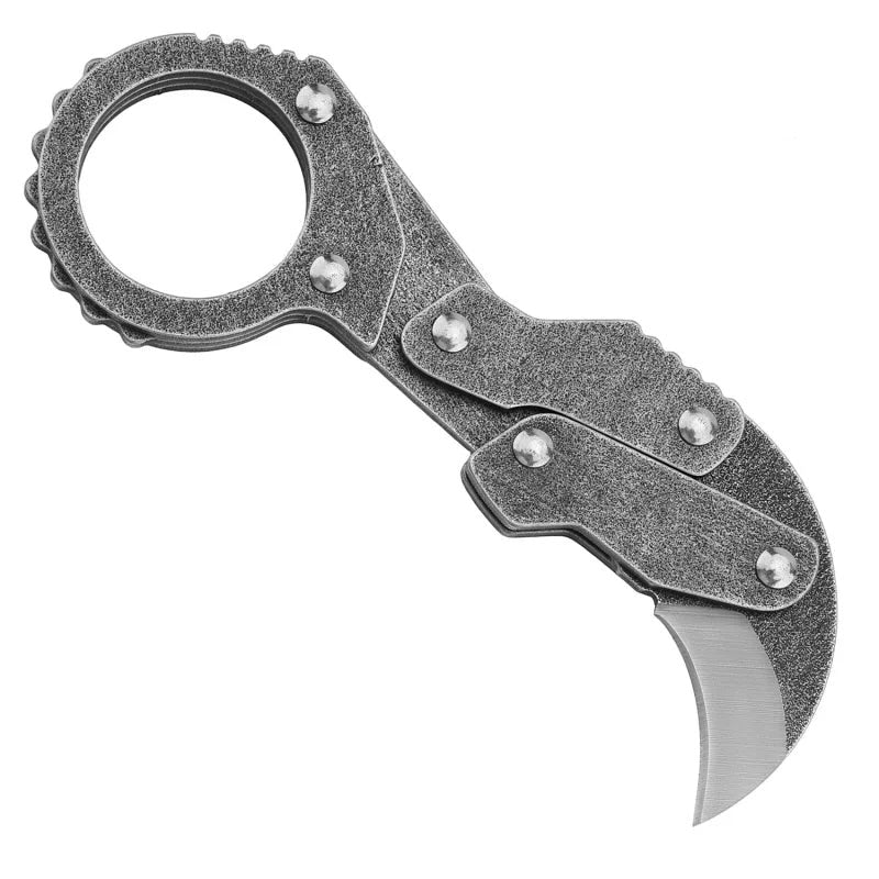 Eagle Beak Vollstahl Klappmesser Gadget Ringmesser