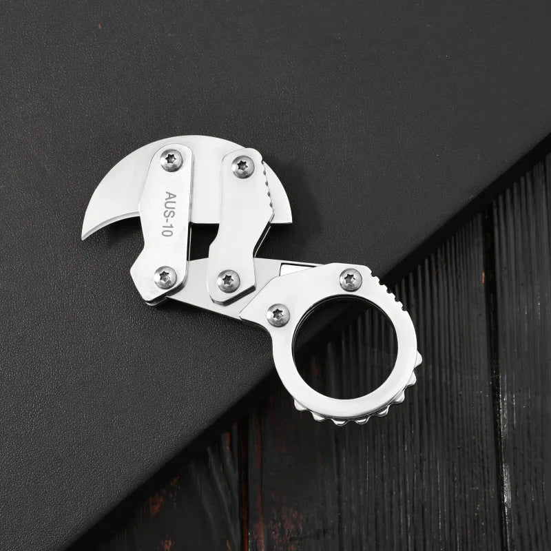 Eagle Beak Vollstahl Klappmesser Gadget Ringmesser